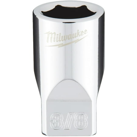 UPC: 0045242565252 | Milwaukee-45-34-9007 1/4 in. Drive 3/8 in. SAE 6-Point Socket