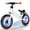 White, variant on Kids 12'' Balance Bike Ride with Lighting up Wheels No Pedal Bike for Toddlers Age 2-5
