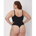 thumbnail image 3 of Maidenform Seamless Tummy Control Shapewear Thong Bodysuit Black M Women's, 3 of 7