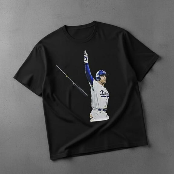 Freddie Freeman Dodgers Baseball Vintage Look Oversized Boxy Hip Hop T Shirt Bootleg Washed MVP World Series Los Angeles Walk Off Grand Slam