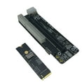 thumbnail image 4 of Pour Oculink / M.2 NVMe Ordinateur Portable Étui eGPU Carte Graphique Externe Dock GPU PCIE 4.0 X4 Gen4 Notebook ATX SFX Adaptateur de Carte d'Extension avec Câble 20cm SFF8611, 4 of 6