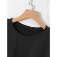 thumbnail image 3 of Loose-Fitting Round-Neck T-Shirt for Women with Star Print, Suitable for Spring And Summer, Lightweight Pullover, Short Sleeves, Casual Sports Top., 3 of 6
