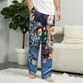 thumbnail image 5 of Demon Slayer Pajamas Pants 3D Printing Wide Leg PJ Pant Loungewear Casual Comfy Sleepwear Lounge Pants for Men WomenM, 5 of 9