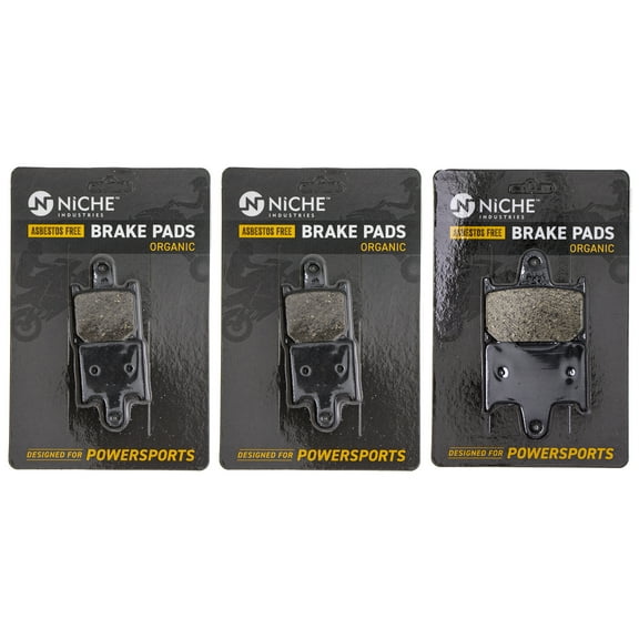 Niche Complete Organic Brake Pad Set for Kawasaki Ninja ZX14 Motorcycle MK1002599
