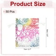 thumbnail image 2 of Uxcell Organza Bag, Sheer Colorful Coral Mesh Bags Drawstring Gift Bags Party Favor Bag Jewelry Pouches White-Gold 2.7" x 3.5", 2 of 6