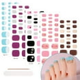thumbnail image 5 of At Salon Home Pedicure Gel Toe Nail Strips UV LED Curing Required Nail Art Wrap, 5 of 19