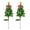 Green, variant on HCTSHG 2 Set Solar Christmas Tree Lights Decorations Outdoor Waterproof, LED Lights Christmas Solar Stake Lights Cemetery Christmas Tree for Grave Pathway Outside Garden Yard Lawn