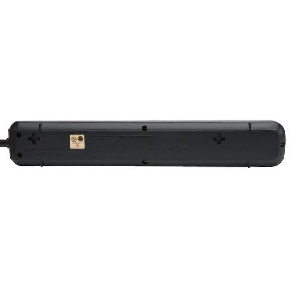 Tripp Lite 7 Outlet (6 Right Angle + 1 Transformer Outlet) Surge Protector Power Strip 4ft Cord LIFETIME WARRANTY & $25K INS