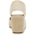 thumbnail image 3 of Anne Klein Womens Zuri Shimmer Woven Slingback Sandals, 3 of 4