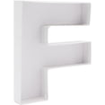 thumbnail image 1 of 8" Fillable Cardboard Letter Shaped Box Paper Mache Birthday Party Sweets Candy Tray (F), 1 of 4