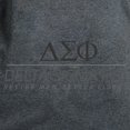 thumbnail image 3 of CafePress - Delta Sigma Phi Grayscale Stacked Logo T Shirt - Women's Traditional Fit Dark T-Shirt, 3 of 4