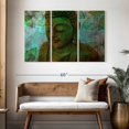 thumbnail image 3 of Elephant Stock Nature Buddha Wall Art - Horizontal Multi Panel Canvas - Living Room Wall Decor - Religion And Spirituality Multi Panel - Blue And Turquoise Decor - 50" x 32", 3 of 8