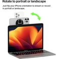 thumbnail image 4 of Belkin iPhone MagSafe Camera Mount for MacBook, iPhone Continuity Camera Mount, Turn iPhone to Webcam, Compatible with MacBook Pro, Air, iPhone 15, iPhone 14, iPhone 13, iPhone 12 - Black, 4 of 4