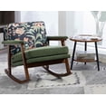 thumbnail image 4 of Timbernest Rocking Chair Accent Chair Reading Armchair for Living Room, Bedroom, Sunroom, Antique Green, 4 of 8