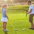 thumbnail image 3 of Costway Hierro Junior #7 para niños con varilla de fibra de vidrio y funda para la cabeza. Palo de golf de práctica junior, verde., 3 of 5