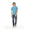 thumbnail image 2 of BELLA+CANVAS Adult Unisex Short Sleeve Crew T-Shirt for Crafting, Ocean Blue, Small, 2 of 9