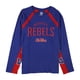 thumbnail image 1 of Hands High Mens Ole Miss Rebels Colorblock Graphic playera, azul, grande, 1 of 2