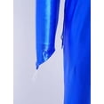 thumbnail image 7 of TSSOE Girls 2-piece Jazz Dance Outfit Shiny Sequin Tassels Latin Hip Hop Dancewear Long Sleeve Crop Top With Flared Pants Royal Blue 14, 7 of 7