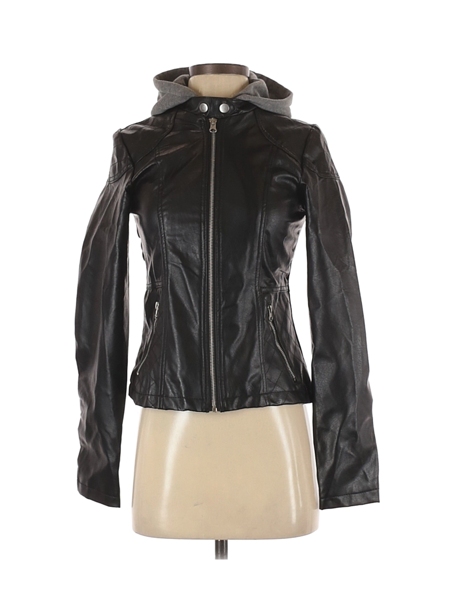Faux Leather Jacket - Walmart 