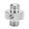thumbnail image 1 of Adaptador De Tornillo Macho De 3/8 Pulgadas Buena Mano De Obra Tornillo De Montaje De Cámara Resistencia A La Oxidación Alta Resistencia Niquelado Blanco Rosca Transparente Para ANGGREK Otros, 1 of 8