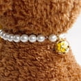 thumbnail image 4 of Pet Pearl Necklace Flower Elastic Collar Cat Accessories Teddy Small and Medium-Sized Dog Collar, 4 of 5