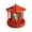 Red, variant on TERGAYEE LED Solar Powered Lighthouse,360 Degree Rotating Lamp Courtyard Decoration Waterproof Garden Smoke Towers Statue Lights for Outdoor Garden Pathway Patio