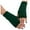 Army Green, variant on Women's Knitted Fingerless Arm Warmers Winter Gloves for Cozy Hand Size:One Size