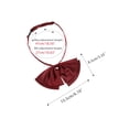 thumbnail image 2 of CORBATA PREATADA INSPIRADA CHIC PARA MUJERES, CON NUDO AJUSTABLE, ACCESORIO DE CUELLO, ROJO VINO, TALLA ÚNICA, 2 of 5