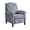 Navy Multi, variant on Gracie Mills Liah Effortless Relaxation Push Back Recliner - GRACE-9951