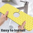 thumbnail image 6 of Kdxio Cheese 1 Pattern Non-Slip Diatom Mud Faucet Drain Pad,Self Absorbent Mat for Kitchen Sink for Variety Kitchen & Bathroom Countertops, 6 of 7
