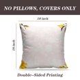 thumbnail image 2 of LALILO Throw Pillow Covers Floral With Yellow Flowers Accent Art Artwork Cushion Cover 18" x 18", 2 Pack, 2 of 6