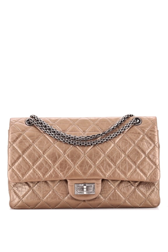 Pre-Owned Reissue 2.55 Flap Bag Quilted Aged Calfskin 226 By Rebag