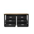 thumbnail image 6 of Manhattan Comfort Fortress 3-Piece Wood Garage Cabinet Set 6.0 in Charcoal, 6 of 11