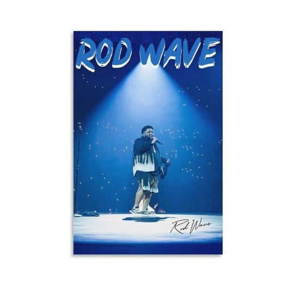 Rod Wave Poster Album MUSIC Poster Prints Canvas Wall Art for Trendy Dorm Room Decor Aesthetic Gift