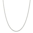 thumbnail image 2 of Sterling Silver 1.35mm 8 Side Diamond Cut Box Chain Necklace Size 22, 2 of 4