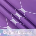 thumbnail image 2 of Small Shower Curtain Ombre Blue Shower Curtain Set with Hooks Water Repellent Modern White Shower Curtain Linen Fabric Shower Curtains for Bathroom Bathtub Hotel, 36x72 inch, Purple Blue, 2 of 6