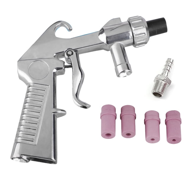 Fyydes Pistolet à Sable en Aluminium, Forte Résistance à l'Usure, Longue Durée, Haute Efficacité pour Diverses Applications
