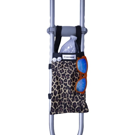 Crutcheze USA Made Crutch Bag - Lightweight Pouch for Crutches 3 Pockets