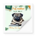thumbnail image 2 of Pug Mother Book Lover Living That Dog Mom Life Happy Mother's Day Vinyl Sticker Dog Lover Gifts Waterproof Decal Art Decor - 03004, 2 of 5