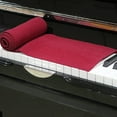 thumbnail image 1 of HEALEEP Keyboard Piano Cover Piano Protective Cloth Red Decoration for Home Use 1Set, 1 of 6