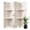 White, variant on Room Divider with Shelves Folding Privacy Screen, Freestanding Wood Partition Wall for Home Office Bedroom No Assembly Required,White