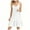 White_a, variant on Save 65% Instantly!Suumer Plus Size Womens Dresses V-neck Strap Solid Color Dress