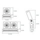 thumbnail image 2 of Mini ventilador de refrigeración ajustable para agricultura, herramienta de refrigeración silenciosa para tanque de peces de acuario, 2 of 9