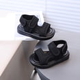 thumbnail image 4 of breaise Toddler Boys Girls Summer Slide Sandals Baby Comfort Lightweight Walking Shoes Open Toe Adjustable Outdoor Beach Sandals for Kids, 4 of 10