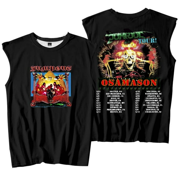 OsamaSon Jump Out Tour 2025 Merch Tank Tops Sleeveless Sport Vest Women Men Outdoor Sportwear
