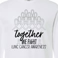 thumbnail image 4 of Inktastic Together, We Fight Lung Cancer Awareness Long Sleeve T-Shirt, 4 of 5
