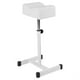 thumbnail image 1 of Silla de Taburete Focket Blanco con Reposapiés Ajustable para Pedicura, 1 of 9