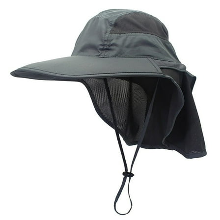 Outdoor Sun Hat With 50  Upf Protection Hunting Hat Wide Brim Fishing Hat With Neck Cover