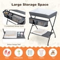 thumbnail image 3 of Infans Baby Infant Changing Table Folding Diaper Station Nursery w/ Storage, 3 of 6