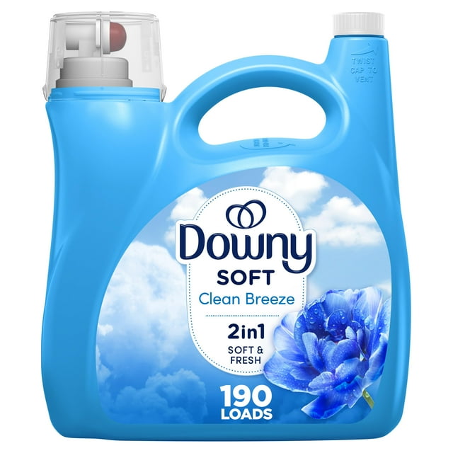 Suavizante de telas Downy Clean Breeze Scent, 4,16 L, 190 cargas